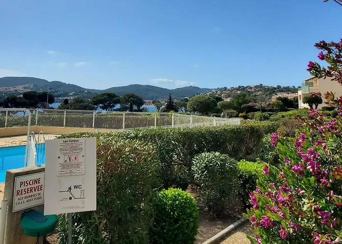 公寓 Bright Cocoon With Pool - Facing The Sea Saint-Raphaël